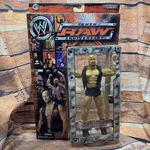 WWE Jakks Pacific Stone Cold Steve Austin RAW Tenth Anniversary Wrestling Figure